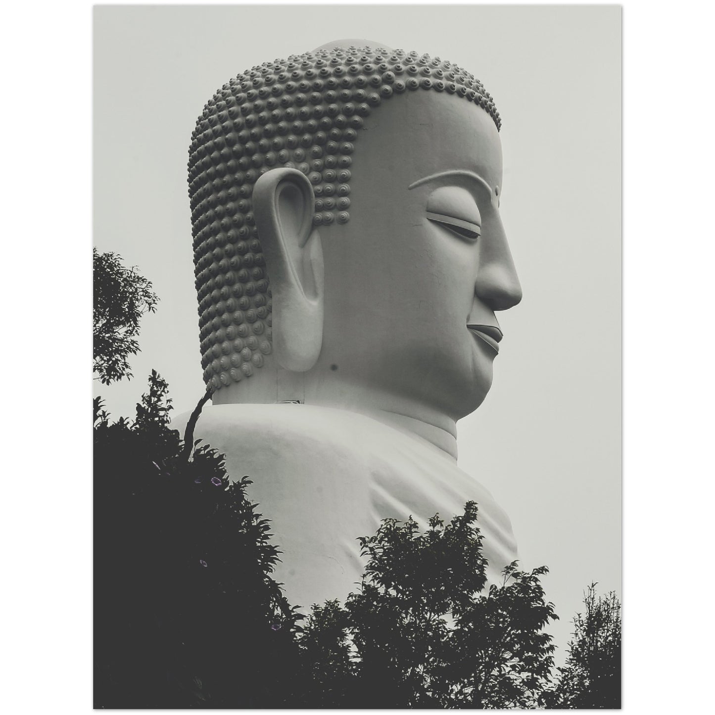 Buddha Wandkunst - Aluminiumdruck
