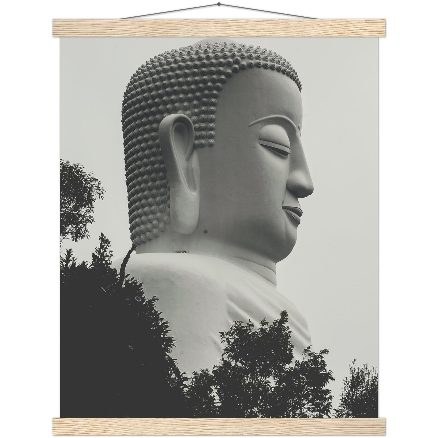 Buddha Wandkunst - Premium Poster aus mattem Papier & Leisten