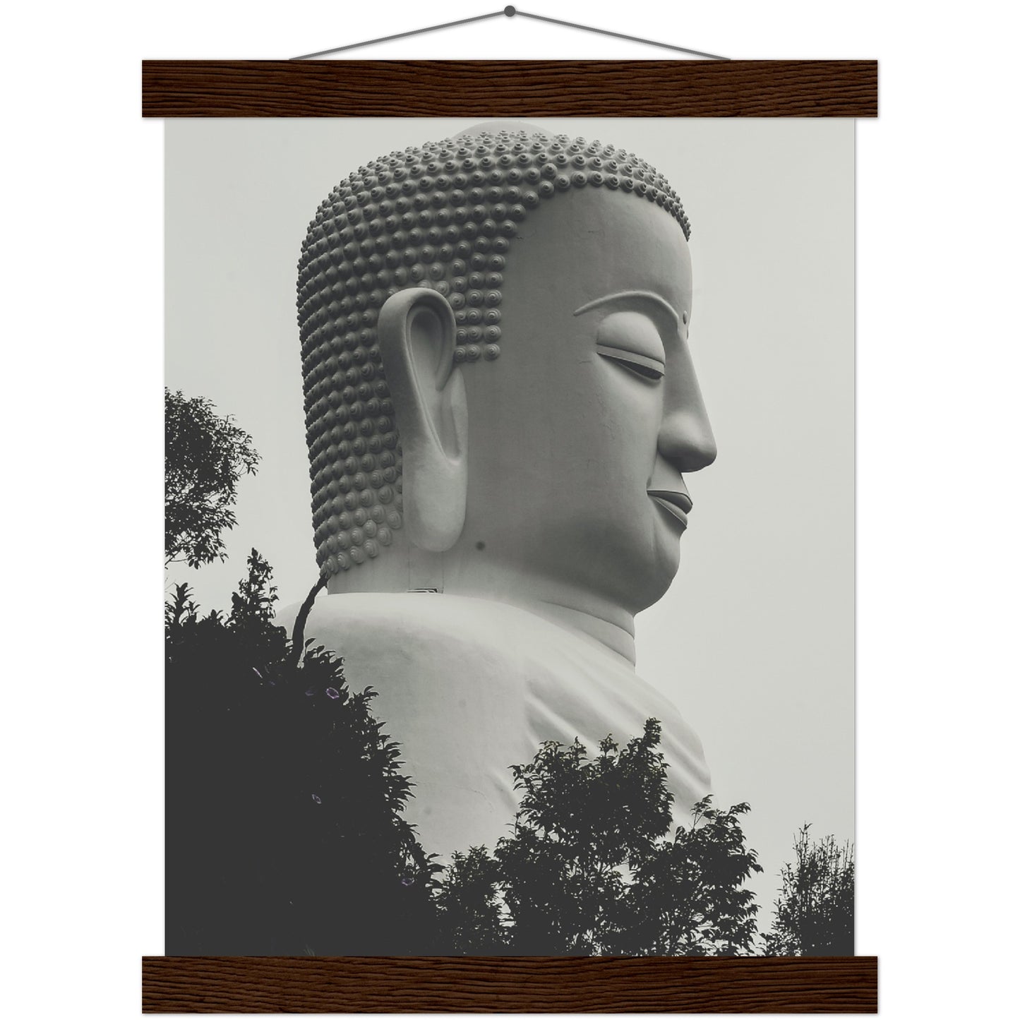Buddha Wandkunst - Premium Poster aus mattem Papier & Leisten